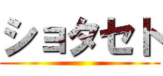 ショタセト ()