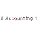 Ｘ Ａｃｃｏｕｎｔｉｎｇ １ (Ahmad Fadlan)