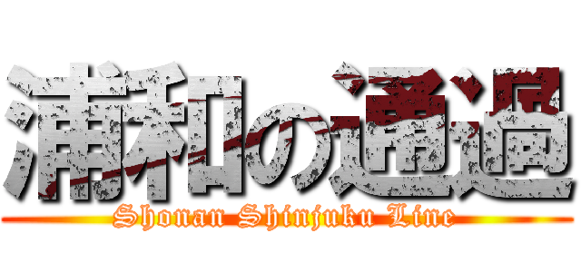 浦和の通過 (Shonan Shinjuku Line)