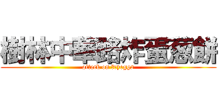 樹林中華路炸蛋葱餅 (attack on fryeggs)