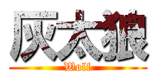 灰太狼 (Wolf)