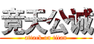 竞天公诚 (attack on titan)