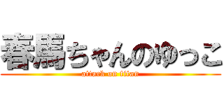 春馬ちゃんのゆっこ (attack on titan)