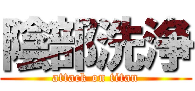 陰部洗浄 (attack on titan)