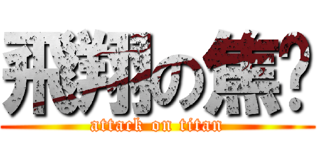 飛翔の焦啊 (attack on titan)