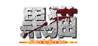 黒猫 (DarkNeko)