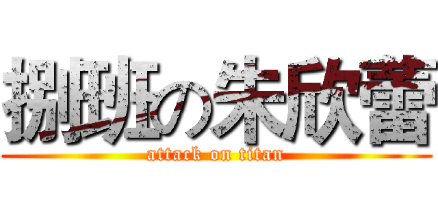 捌班の朱欣蕾 (attack on titan)