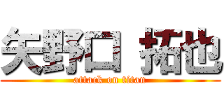 矢野口 拓也 (attack on titan)