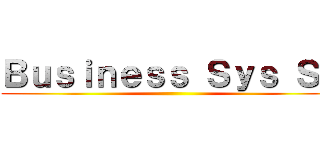 Ｂｕｓｉｎｅｓｓ Ｓｙｓ ＳＬ ()