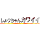 しょうちゃんカワイイ (カワイイ)