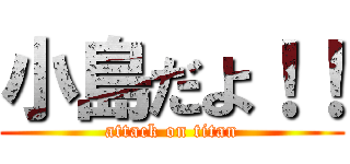 小島だよ！！ (attack on titan)