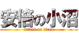安倍の小沼 (attack on titan)