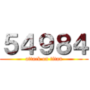 ５４９８４ (attack on titan)
