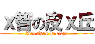 ｘ智の皮ｘ丘 (Xiao Zhi\'s Pikachu)