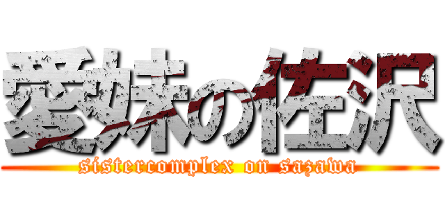 愛妹の佐沢 (sistercomplex on sazawa)