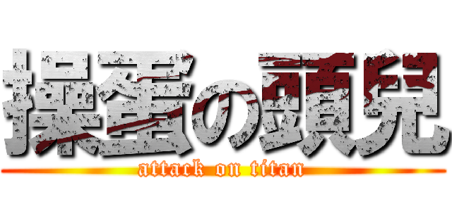 操蛋の頭兒 (attack on titan)