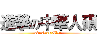 進撃の中華人碩 (attack on Shen)