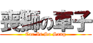 喪獅の車子 (Car Is So Sang)