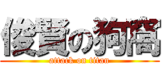 俊賢の狗窩 (attack on titan)