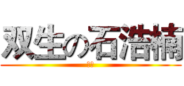 双生の石浩楠 (哥哥)