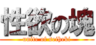 性欲の塊 (unite of seiheki)