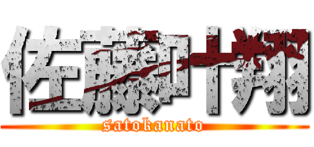 佐藤叶翔 (satokanato)