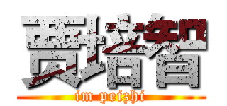 贾培智 (im peizhi)