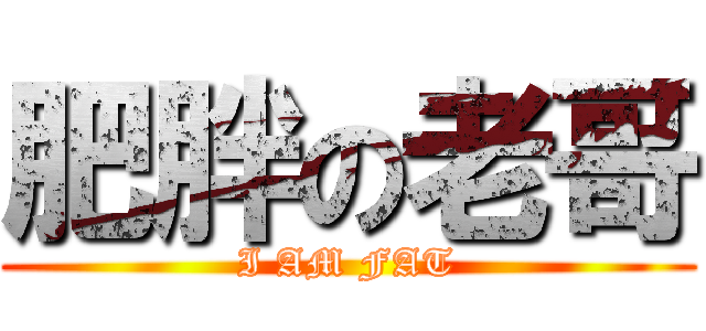 肥胖の老哥 (I AM FAT)