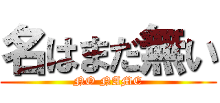 名はまだ無い (NO NAME)