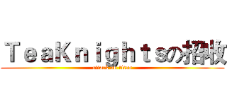ＴｅａＫｎｉｇｈｔｓの招收 (attack on titan)