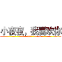 小夜夜，我喜欢你 (little night，i love you)