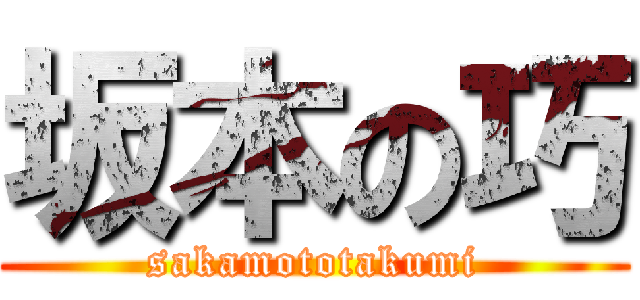坂本の巧 (sakamototakumi)