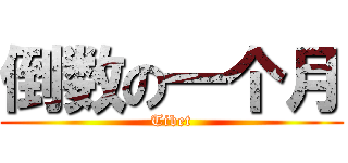 倒数の一个月 (Tibet)