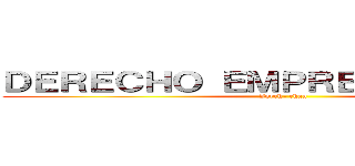 ＤＥＲＥＣＨＯ ＥＭＰＲＥＳＡＲＩＡＬ １ (Jorch- chan)