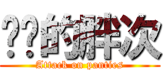 进击的胖次 (Attack on panties)