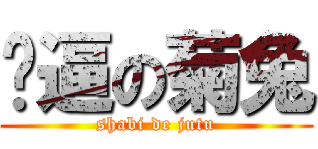 傻逼の菊兔 (shabi de jutu)