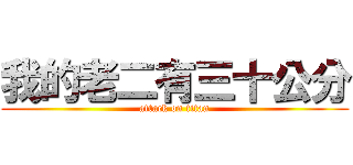 我的老二有三十公分 (attack on titan)