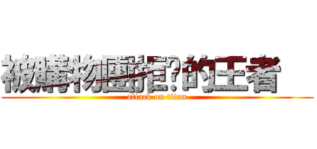 被購物團拒絕的王者   (attack on titan)
