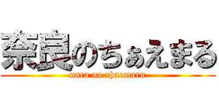 奈良のちぁえまる (nara no chaemaru)