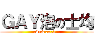 ＧＡＹ泡の士均 (attack on titan)