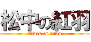 松中の紅羽 (attack on titan)