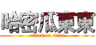 哈密瓜東東 (attack on titan)