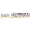 ｓｏｎ ＨＥＲＮＡＮ (attack on titan)