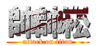 帥帥崧 (attack on titan)