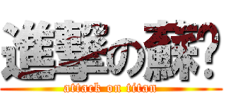 進撃の蘇奶 (attack on titan)