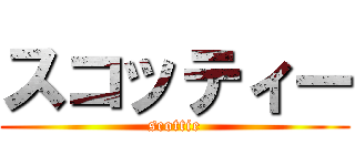 スコッティー (scottie)