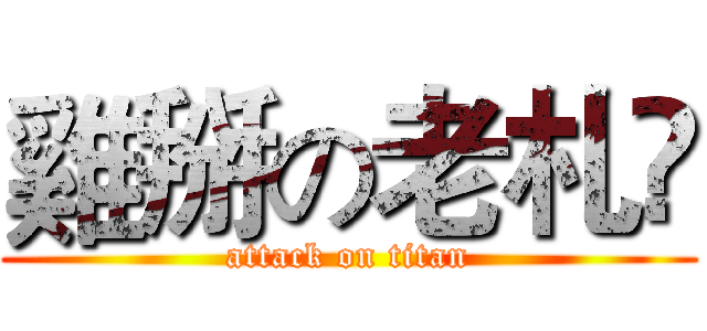雞掰の老札愗 (attack on titan)