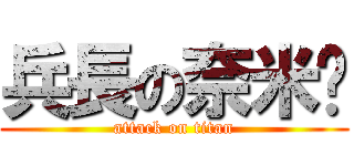 兵長の奈米屌 (attack on titan)