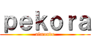 ｐｅｋｏｒａ (almondo)