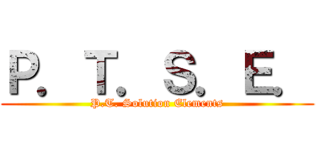 Ｐ．Ｔ．Ｓ．Ｅ． (P.T. Solution Elements)